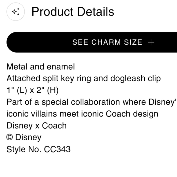 NWT! Coach Cruella De Vil Bear Bag Charm! - Picture 13 of 13